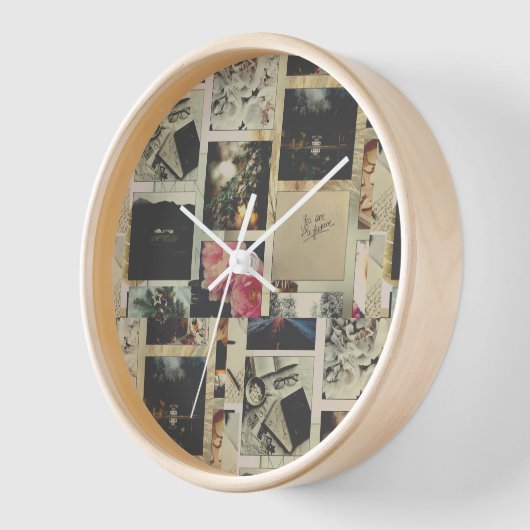 愛の詳細 壁時計 (傾斜)