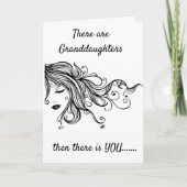 愛の誕生日カード付き「孫娘」 カード (正面)