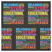 愛の読本 – ジャンルWord Art ファブリック (見本)