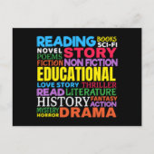 愛の読本 – ジャンルWord Art ポストカード (正面)