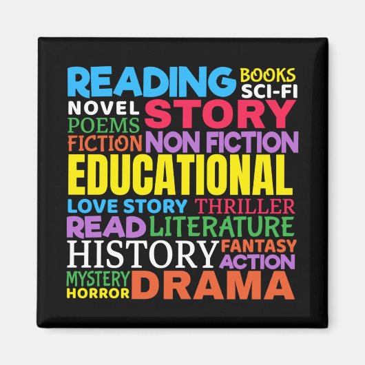 愛の読本 – ジャンルWord Art マグネット (正面)