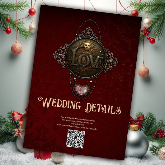 愛の象徴。 エンクロージャーカード