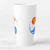 愛の象徴 –  カフェラテマグ (正面)