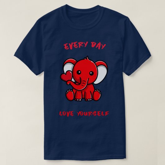 愛の象 Tシャツ (デザイン正面)