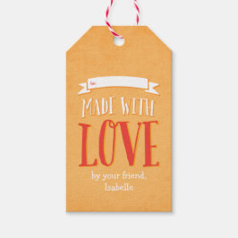 愛の贈り物で作パーソナライズされたるラベル ギフトタグ