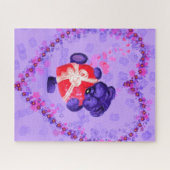 愛の贈り物 – あなたのために – かわいい ジグソーパズル (横)