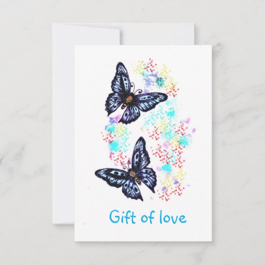 愛の贈り物 サンキューカード (正面)