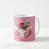 愛の贈り物 バラの花 コーヒーマグカップ (正面右)