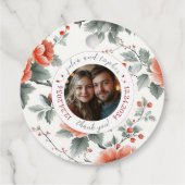 愛の贈り物:ヴィンテージのクリスマス結婚ロマンス フェイバータグ (裏面)