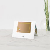 愛の贈り物 – 写真サンキューカード サンキューカード (裏面)