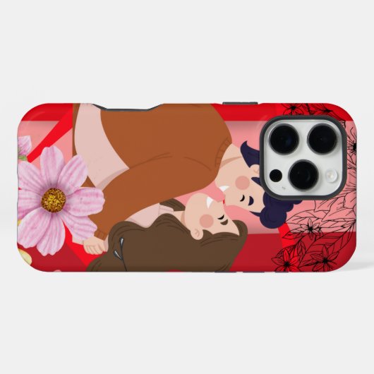 愛の贈り物 iPhoneケース (裏面横)