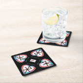 愛の贈り物Binderre スクエアペーパーコースター (インサイチュ)