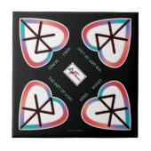 愛の贈り物Binderre タイル (正面)