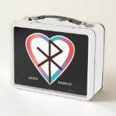 愛の贈り物Binderre #RuneKids メタルランチボックス (裏面)