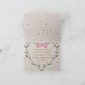 愛の贈大切り物 – ロマンチックなバレンタインデーCa カード (内部)