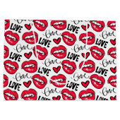 愛の赤い唇 ラージペーパーバッグ (裏面)