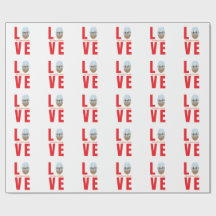 愛の赤い家族写真の楕円形の形のモダンシンプル