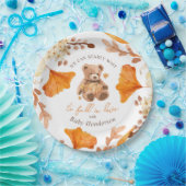 愛の赤ちゃんシャワーで秋を待つことができる ペーパープレート (パーティー)