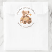 愛の赤ちゃんシャワーで秋を待つことができる ラウンドシール (バッグ)