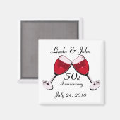 愛の赤ワイン トースト マグネット (正面/裏面)