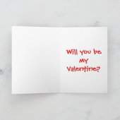 愛の赤猫バレンタインカード シーズンカード (内部)