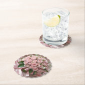 『愛の赤面 – 永遠のロマンスの花束』 ペーパーコースター (インサイチュ)