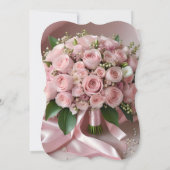 『愛の赤面 – 永遠のロマンスの花束』 招待状 (裏面)