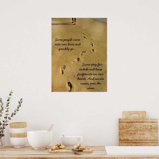 愛の足跡 ポスター (キッチン)