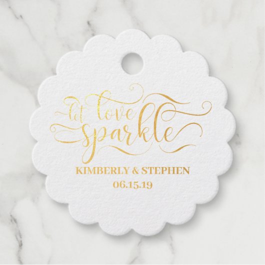 愛の輝きを放つ フェイバータグ (正面)