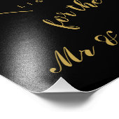 愛の輝く結婚式のパーティーのサイン フォトプリント            (角)