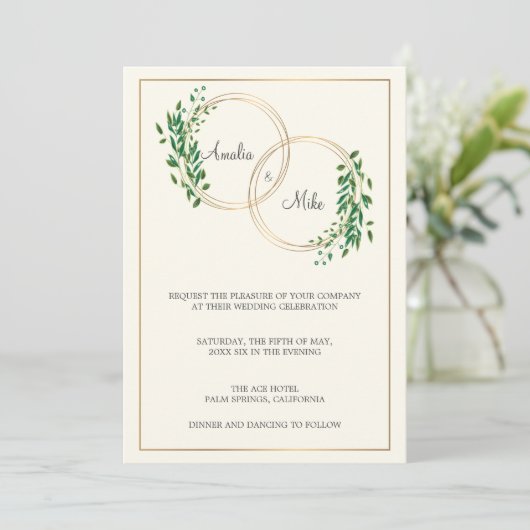 愛の輪 | 結婚s 招待状 (スタンド正面)