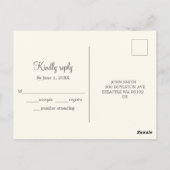 愛の輪 | RSVP ポストカード (裏面)