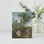 愛の進歩:フラゴナードによるランデブー ポストカード (スタンド正面)