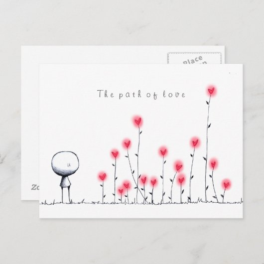 愛の道 ポストカード (正面/裏面)