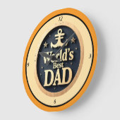 「愛の遺産」 ラージ壁時計 (傾斜)