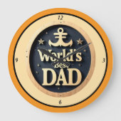 「愛の遺産」 ラージ壁時計 (正面)