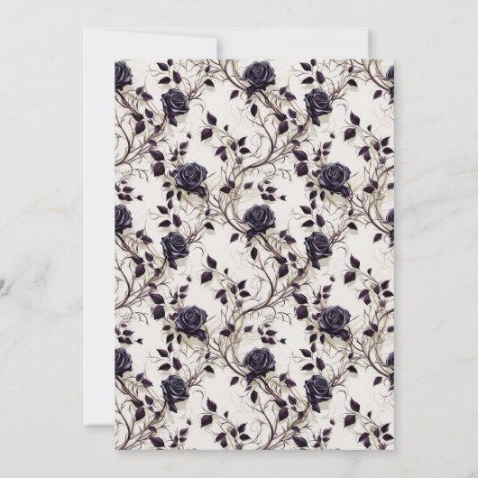 愛の醸造ゴシック様式の泡ブライトカップルのシャワー 招待状 (裏面)