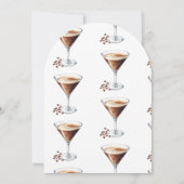 愛の醸造 | Espresso | Martini |ブライダルシャワー 招待状 (裏面)