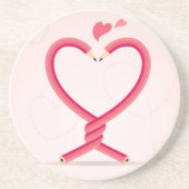 愛の鉛筆 コースター (正面)