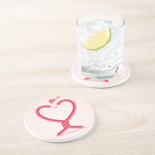 愛の鉛筆 コースター (側面)