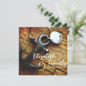 愛の錨 ウェディング招待状 招待状 (スタンド正面)