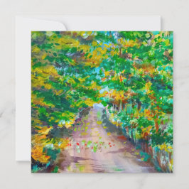 愛の門の秋の風景