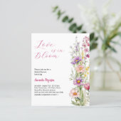 愛の開花フローラピンクブライダルシャワー招待 (スタンド正面)