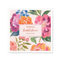 愛の開花フローラブライダルシャワー表の装飾