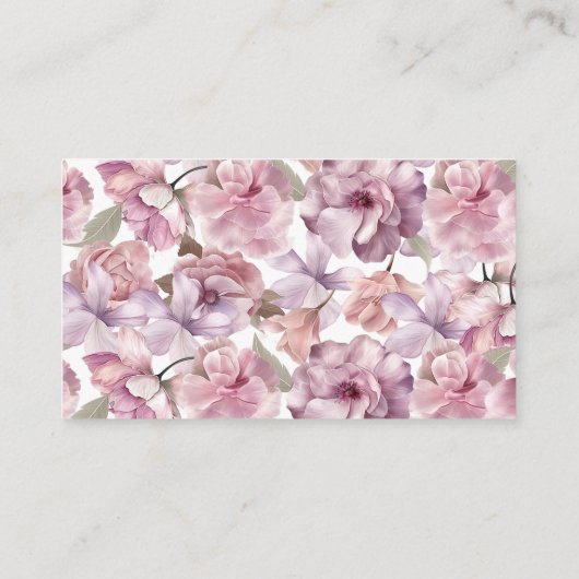 愛の開花レシピは花嫁のために エンクロージャーカード (裏面)