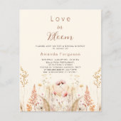 愛の開花ワイルドフラワーバジェットブライダルシャワー (正面)