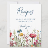 愛の開花水彩ワイルドフラワーテーブルシンボルや象徴 (正面)