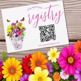 愛の開花結婚フローラ エンクロージャーカード