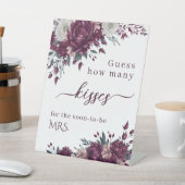 愛の開花花バーガンディークリームどのように推測 台座サイン (インサイチュ)