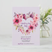 愛の開花 |バレンタインデーパーティの招待状 招待状 (スタンド正面)